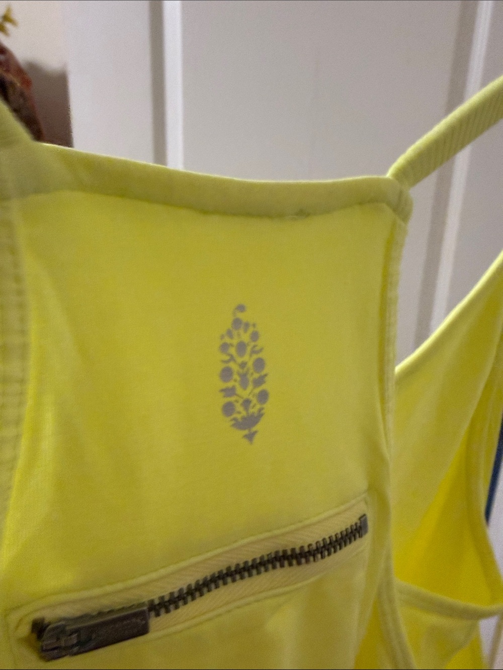 Free people 🌻Bright Yellow Sleeveless Pocket Mini Dress - Picture 6 of 9